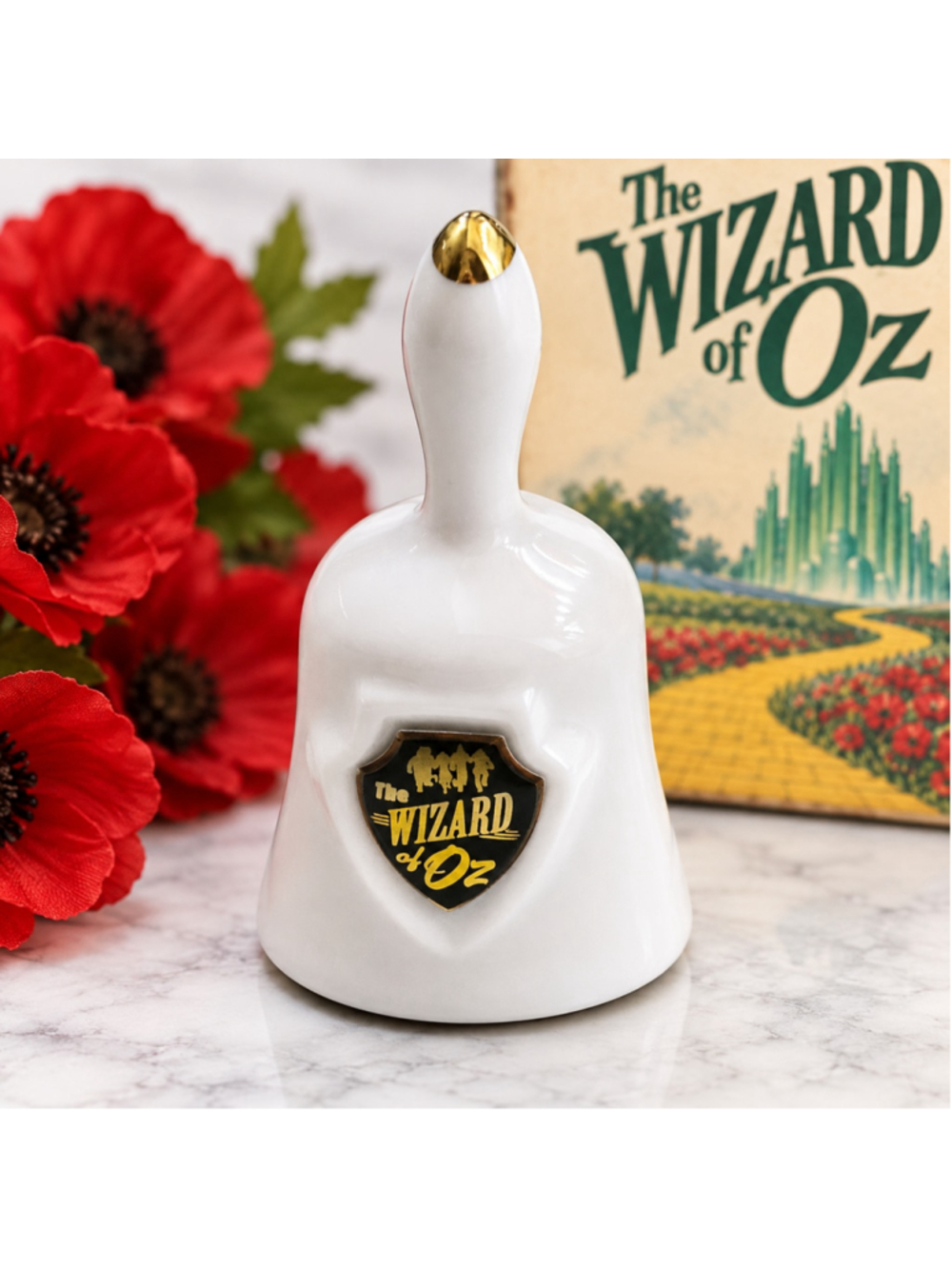 Vintage 1989 Wizard of Oz 50th Anniversary Porcelain Bell MGM Turner 2.5"